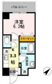 ヒルフラット大崎 202 間取り図