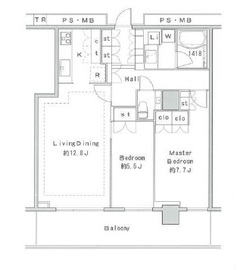 ブリリアタワー大崎 23階 間取り図