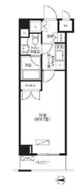 グランハイツ東新宿 417 間取り図