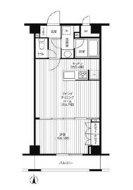 グランハイツ東新宿 402 間取り図