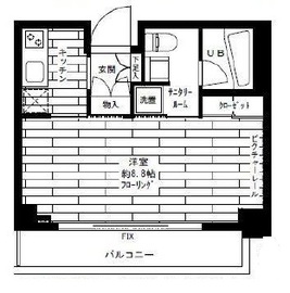 グランドコンシェルジュ白金高輪アジールコート 1階 間取り図
