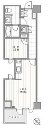 プレミスト赤坂檜町公園 1階 間取り図