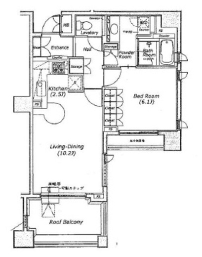 セントラルレジデンス番町シティタワー 9階 間取り図