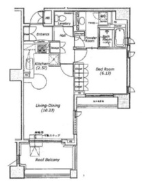 セントラルレジデンス番町シティタワー 9階 間取り図