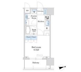 プレシス東神田 304 間取り図