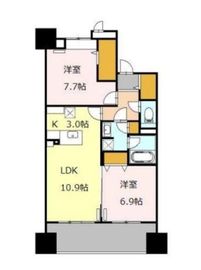 ロイヤルパークスシーサー南千住 411 間取り図