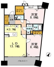 ロイヤルパークスシーサー南千住 1003 間取り図