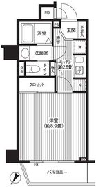 カスタリア初台 101 間取り図