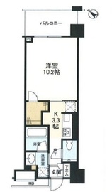 クロスエアタワー 11階 間取り図