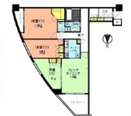 NK青山ホームズ 612 間取り図