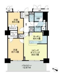 ストーリア品川 1304 間取り図