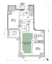 スカイフォレストレジデンス　タワー&スイート 10階 間取り図