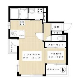 カーサ・ベリーニ桜丘町 401 間取り図