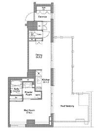 コンフォリア中野 503 間取り図