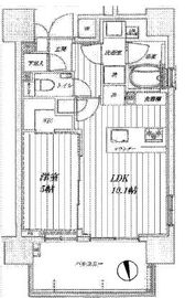 ウィルローズ東京八丁堀 3階 間取り図