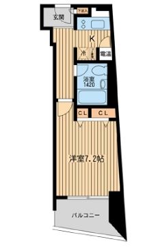オーパスホームズ三田 1101 間取り図