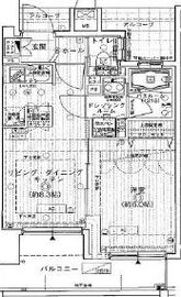 エステムプラザ愛宕虎ノ門レジデンス 1003 間取り図