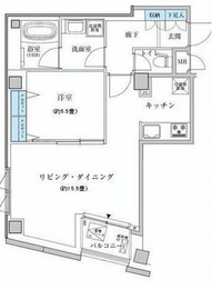 クアルソ富士見 704 間取り図