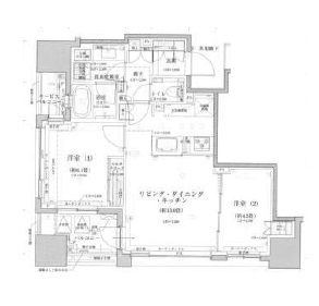 クラッシィハウス神田美土代町 2階 間取り図