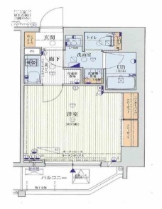 レオンコンフォート西新橋 903 間取り図