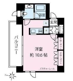 アゼリアテラス新宿 3階 間取り図