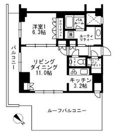 アーバンパーク代官山2 505 間取り図