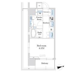 グランテール代々木 205 間取り図