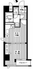 カスタリア新宿御苑 1106 間取り図