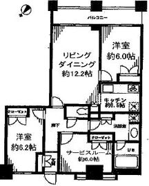 レジディア日本橋馬喰町 1303 間取り図