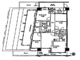 ソアラノーム碑文谷 401 間取り図