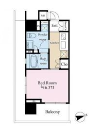 グランテール代々木 405 間取り図