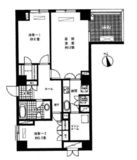 ペアシティルネッサンス 14階 間取り図