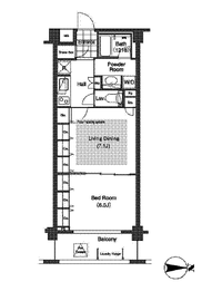コンフォリア下落合 405 間取り図
