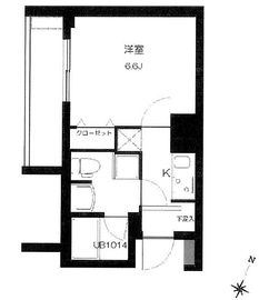 T&G神田マンション 906 間取り図