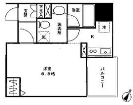 ヴィアラッティア笹塚 301 間取り図