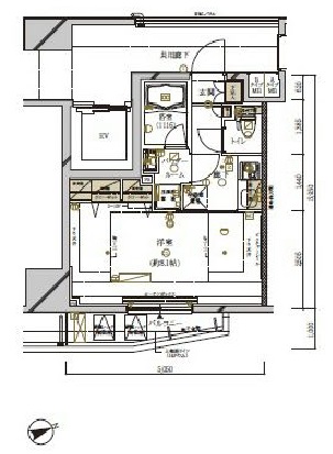 メインステージ新橋 11階 間取り図