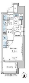 パークアクシス新御徒町イースト 304 間取り図