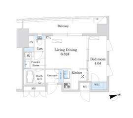 グランテール代々木 2F1 間取り図