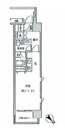 クリオ五反田 1208 間取り図