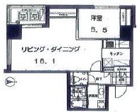 代官山プラザ 1401 間取り図