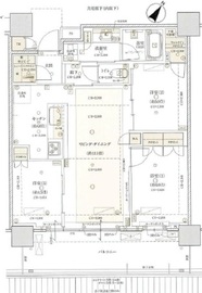 ブリリア有明シティタワー 6階 間取り図