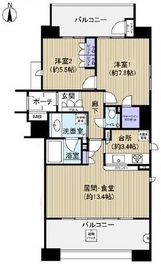 プライヴブルー東京 12階 間取り図