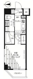 ステージグランデ大森アジールコート 6階 間取り図