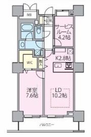 ロイヤルパークスタワー南千住 803 間取り図