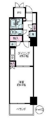 ゲートシティ大崎サウスパークタワー 8階 間取り図