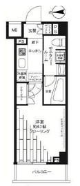 ステージグランデ大森アジールコート 8階 間取り図