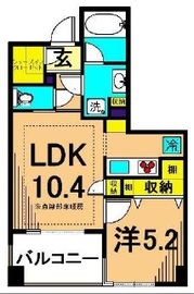 ライオンズタワー五反田 12階 間取り図