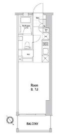 プレミアムキューブ元代々木 3階 間取り図