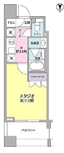 コンフォリア森下 1001 間取り図