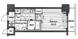 グランド・ガーラ西麻布 4階 間取り図